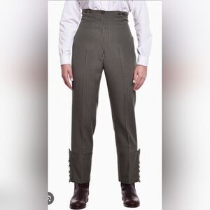 VTG Spanish Riding Pants High Waisted Sz 30" Waist Wool Blend Bell Accents